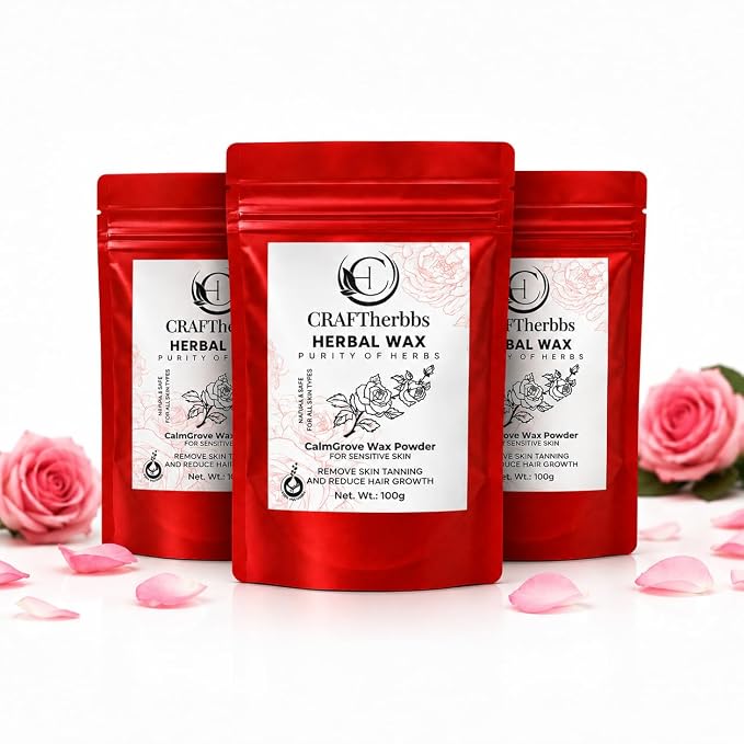 Turmeric Facial Wax - Herbal Wax Powder